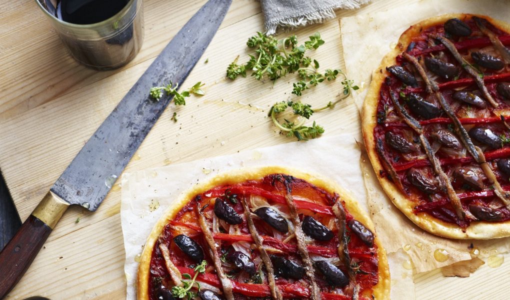 Pissaladière provençale aux oignons et aux olives