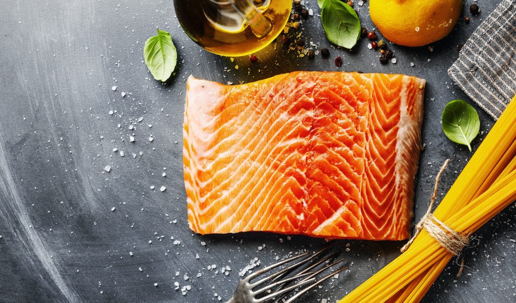 Saumon en croûte d'herbes